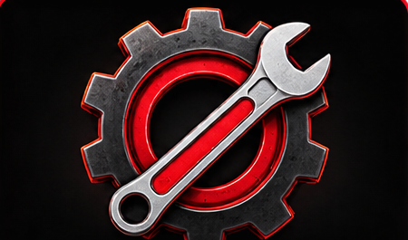 Garage door service and maintenance gear and wrench